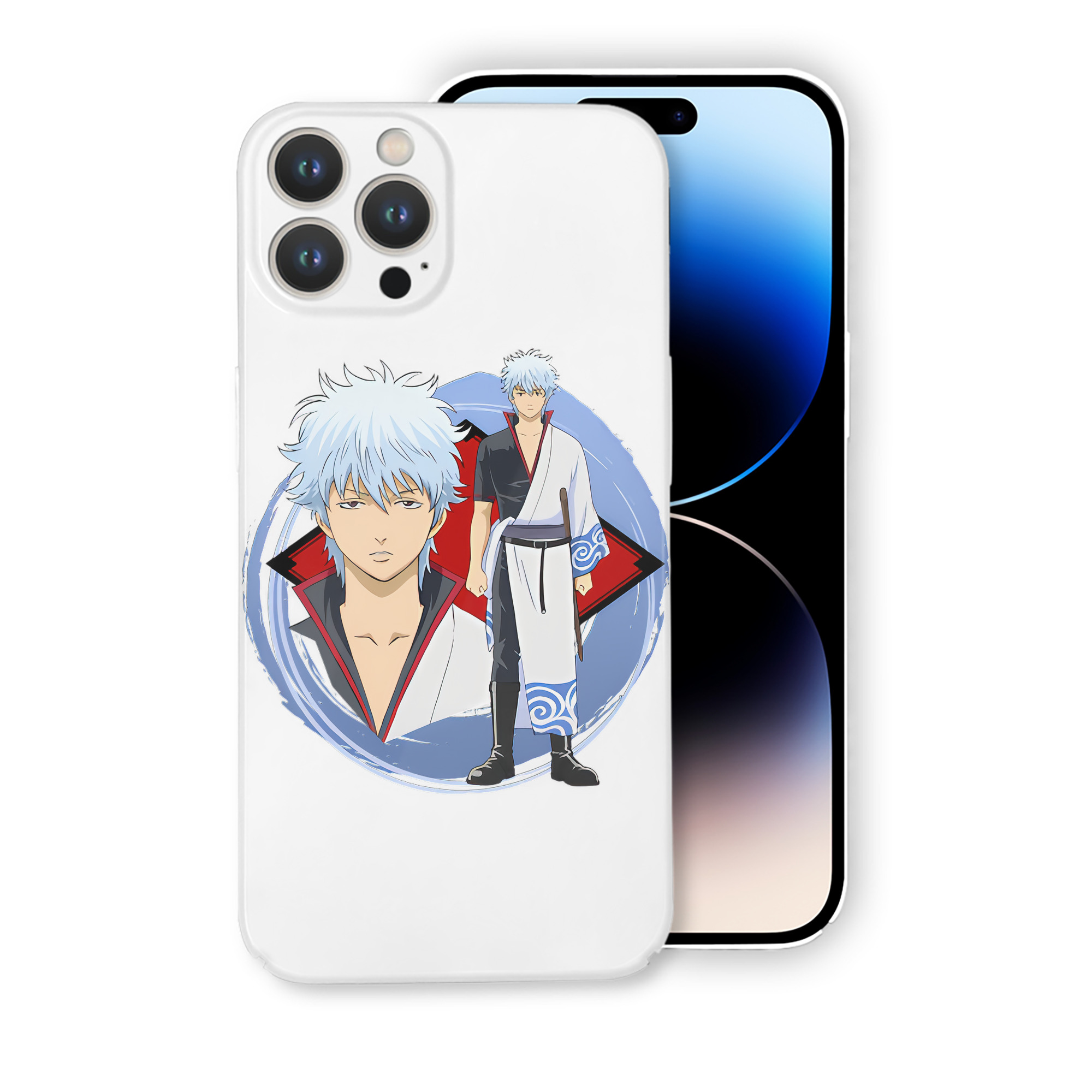 （画像用） ぎんたま 坂田銀時（さかたぎんとき） 神楽 志村新八（しむら しんぱち） GINTAMA Sakata Gintoki Kagura Shimura Shinpachi 【iPhone 14シリーズ対応】ハードケース